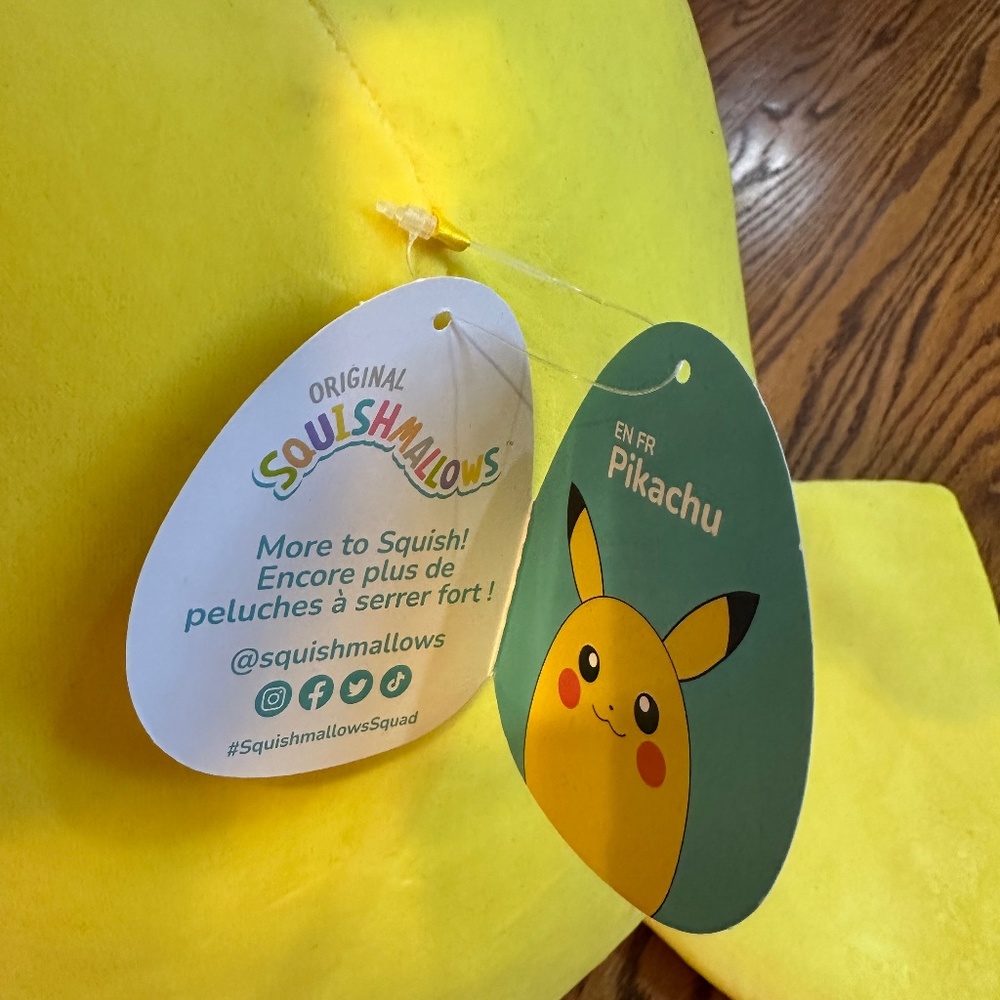 Pokemon Medium Pikachu Plush Toy (10 in.) - Picture 2 of 3